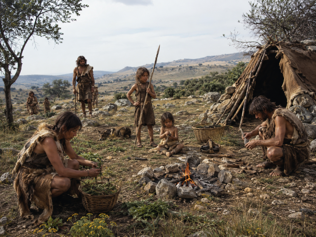 pre=agricultural humans